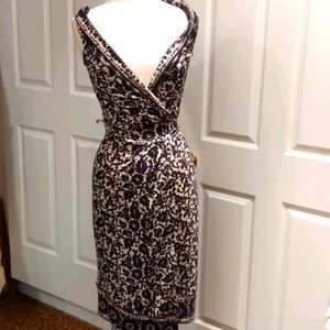 DVF silk sleeveless wrap sz 4